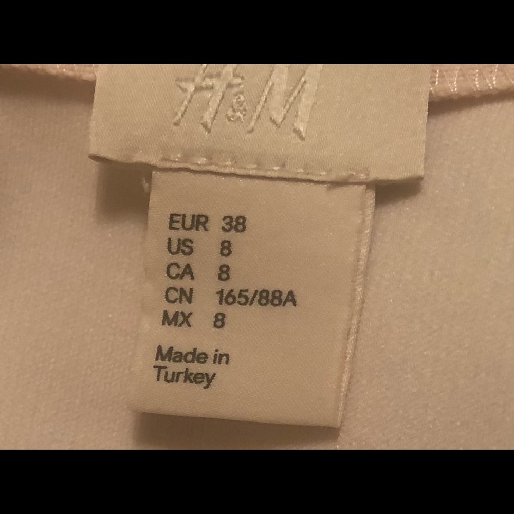 H&M TANK TOP Size 8 - Picture 2 of 3